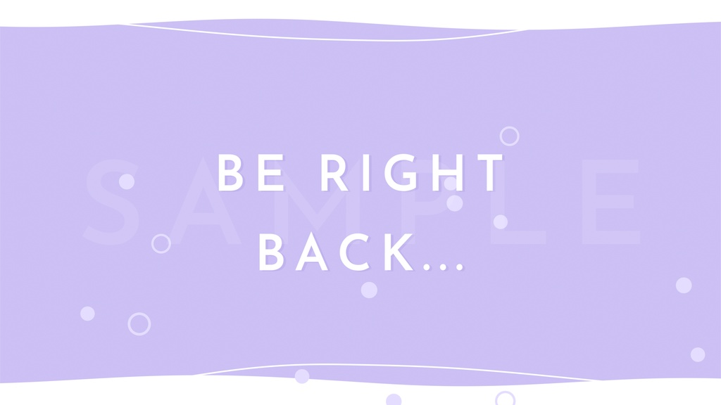 動く!スパークリングな待機画面 / パープル