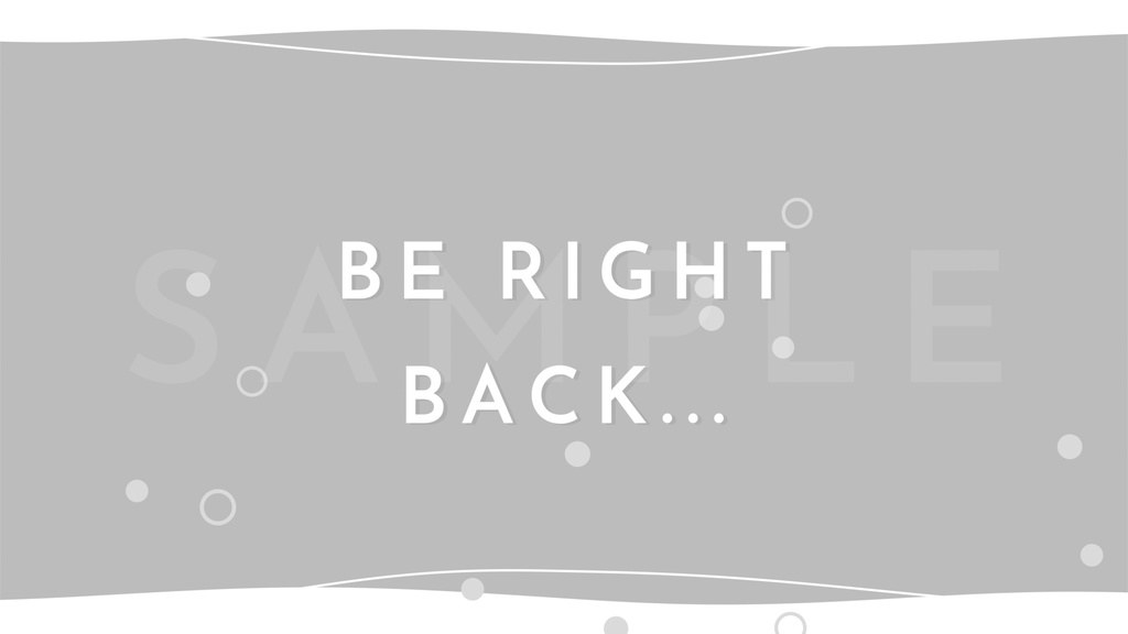 動く!スパークリングな待機画面 / グレー