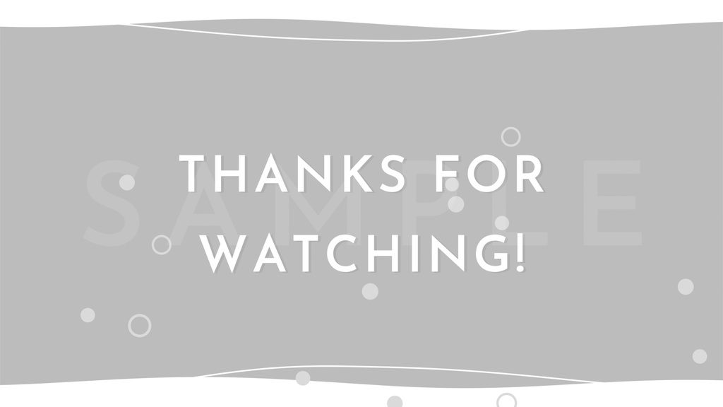 動く!スパークリングな待機画面 / グレー