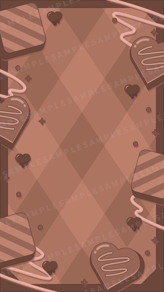 チョコレートな汎用背景