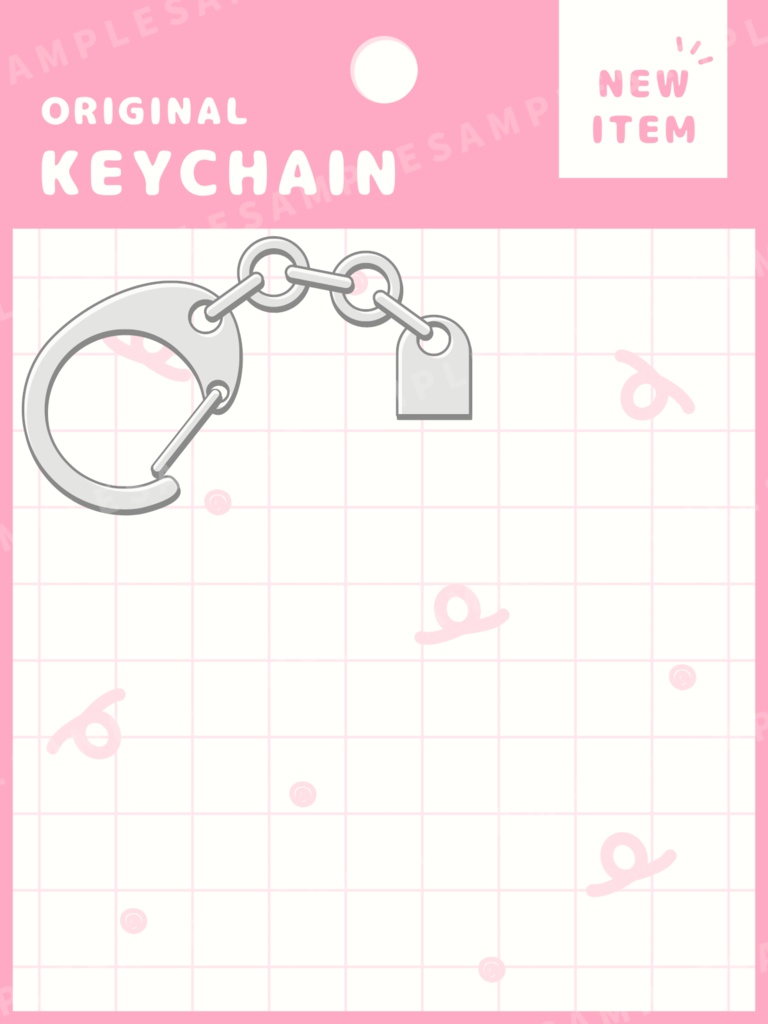 キーホルダーなりきり素材