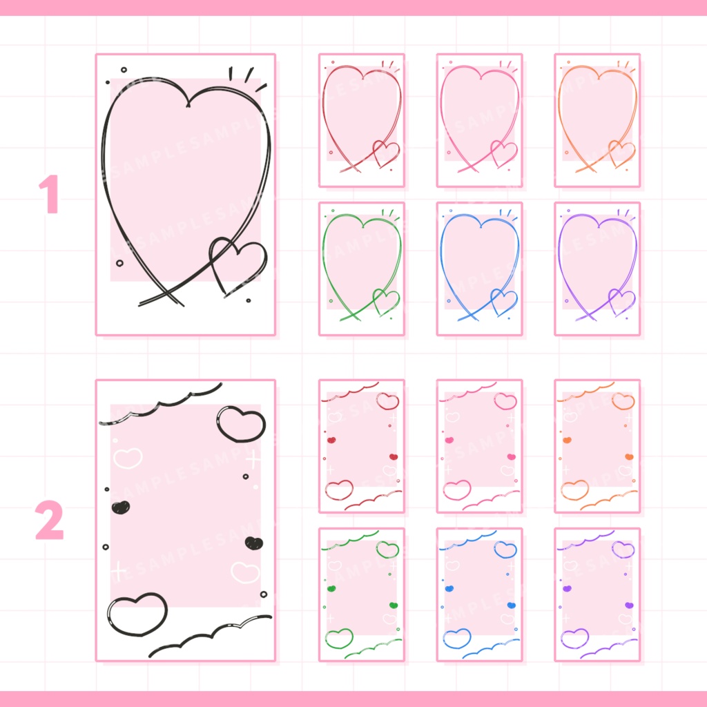 【無料あり】らくがきフレーム / vol.01