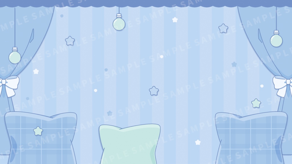 ドリーミングな配信画面【全4色】