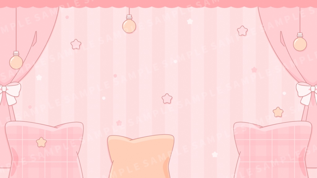 ドリーミングな配信画面【全4色】