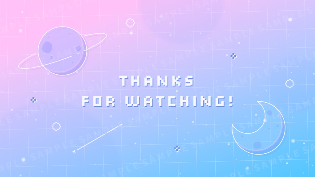 動く!宇宙の待機画面 / ピンク×ブルー