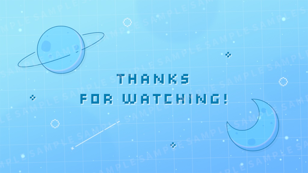 動く!宇宙の待機画面 / ブルー