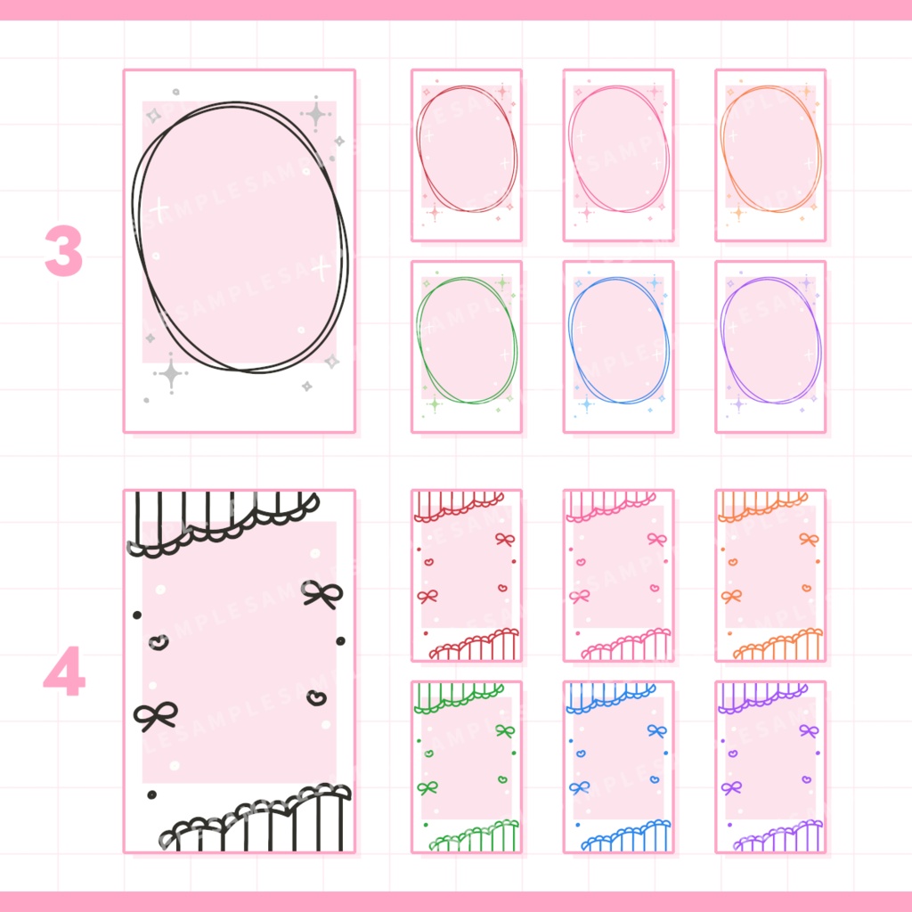 【無料あり】らくがきフレーム / vol.02