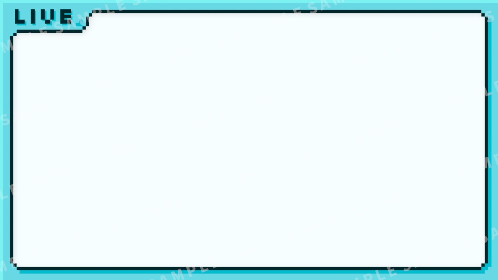 レトロポップなLIVEフレーム