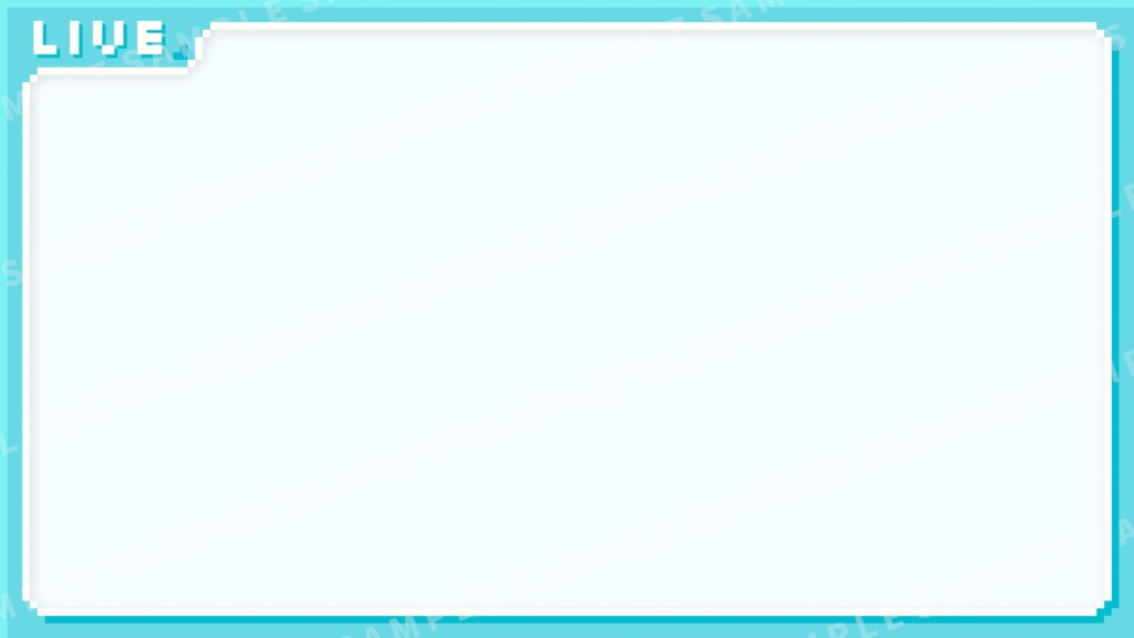 レトロポップなLIVEフレーム