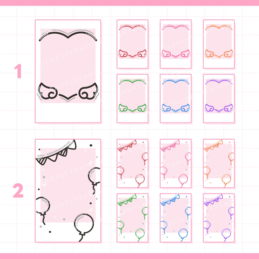 【無料あり】らくがきフレーム / vol.04