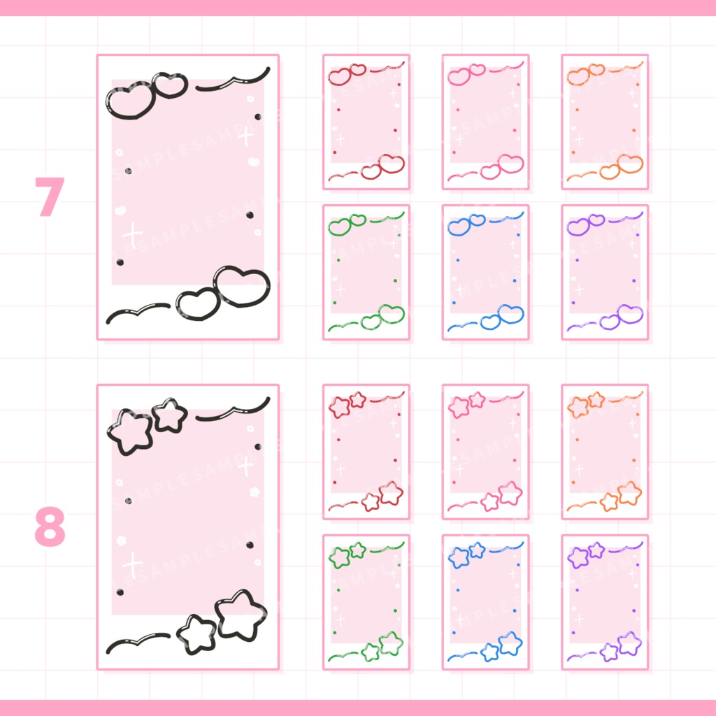 【無料あり】らくがきフレーム / vol.04