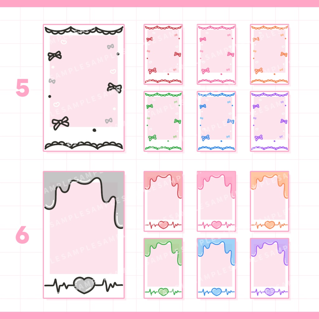 【無料あり】らくがきフレーム / vol.06