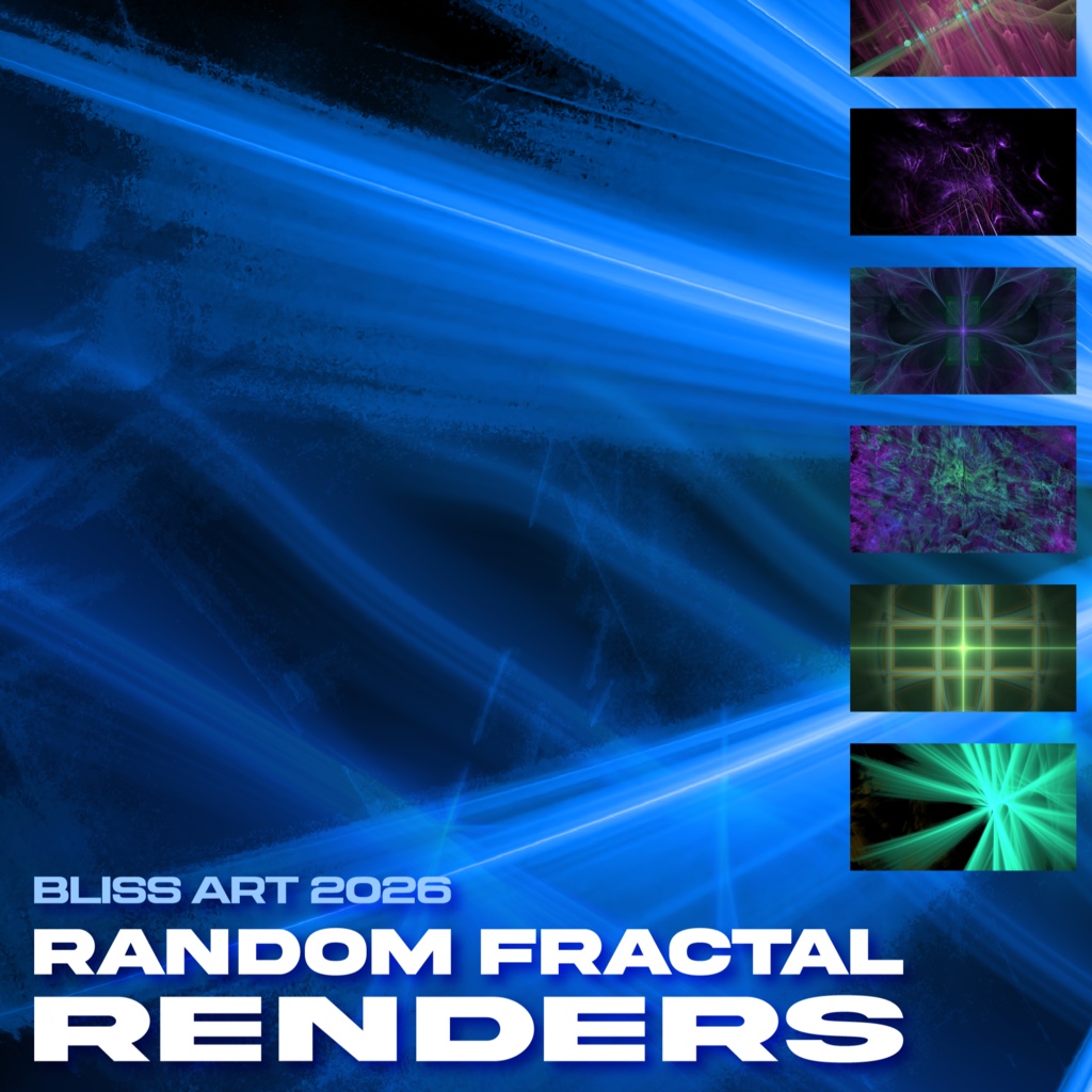 RANDOM FRACTAL RENDERS [FREE]