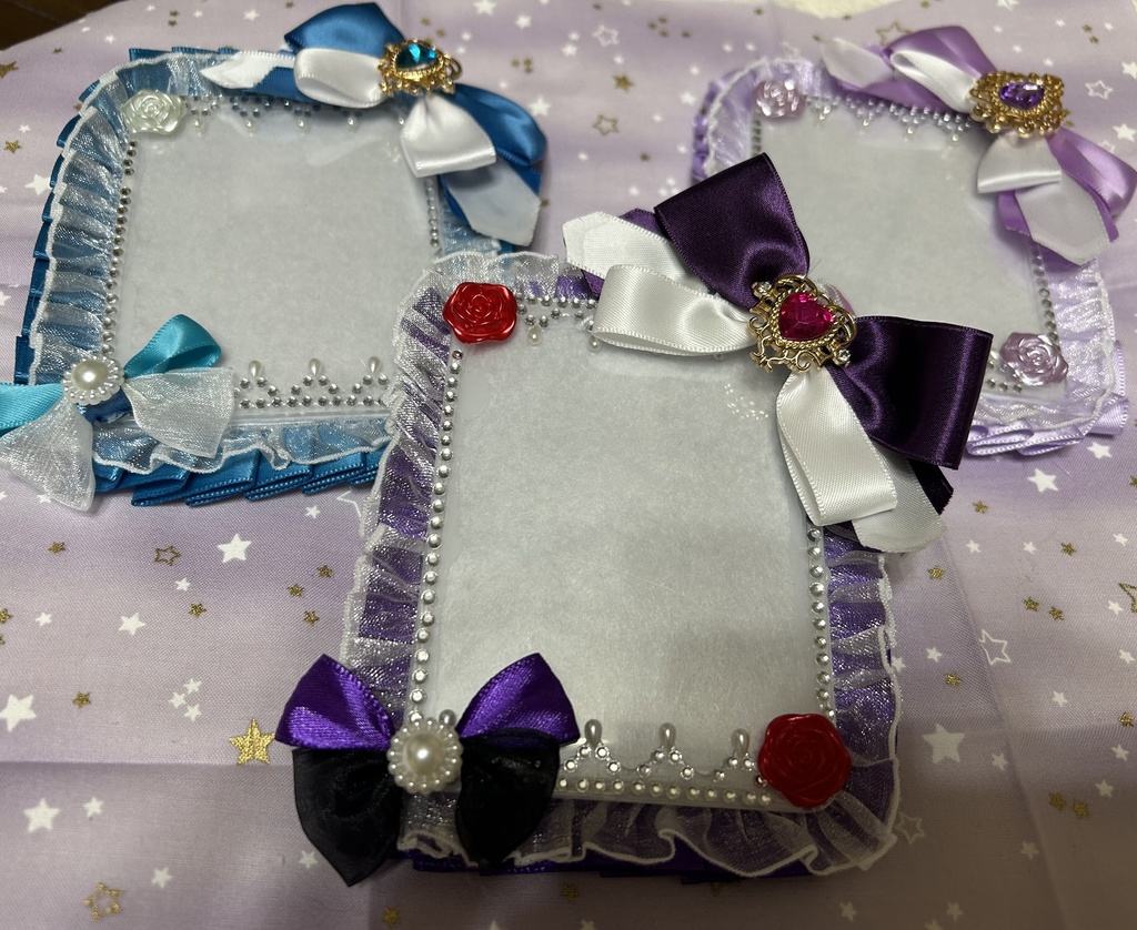 痛トレカケース リボンデコ①