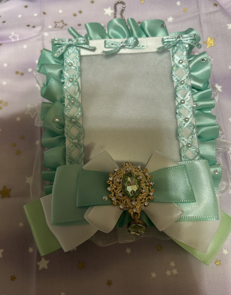 トレカケースリボンデコ③