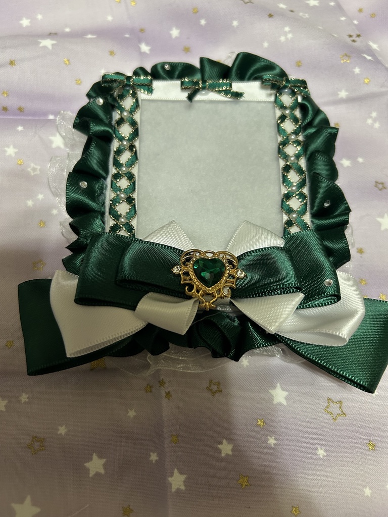 トレカケースリボンデコ③