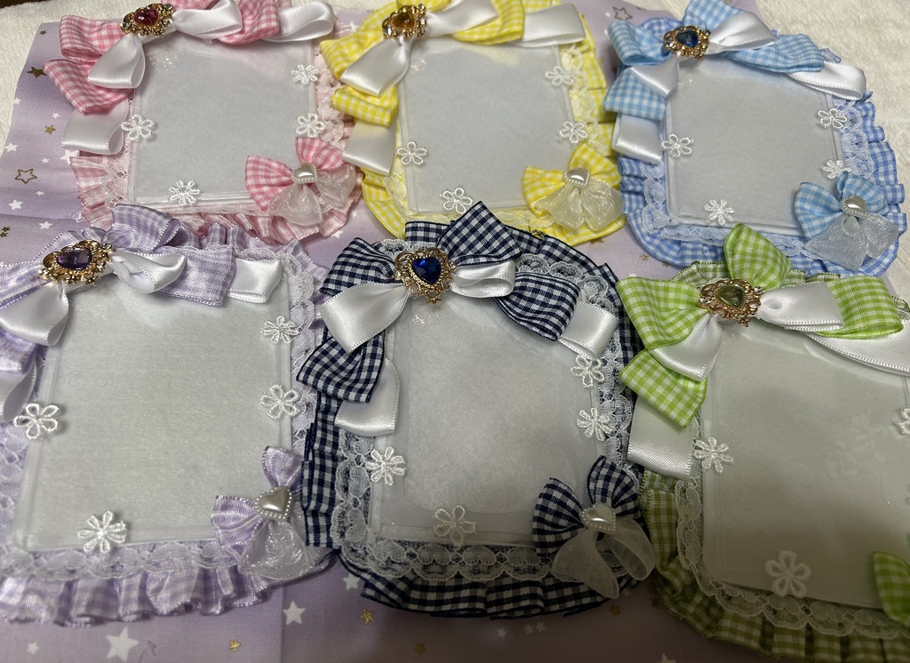 トレカケースリボンデコ④