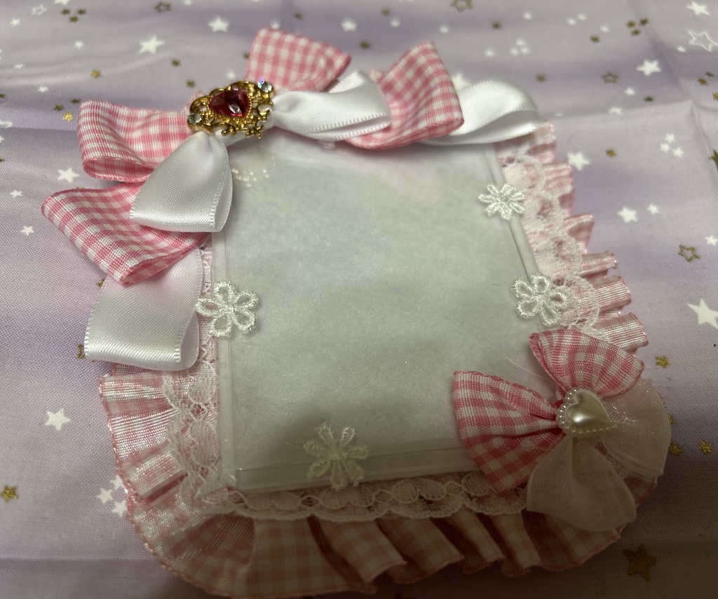 トレカケースリボンデコ④