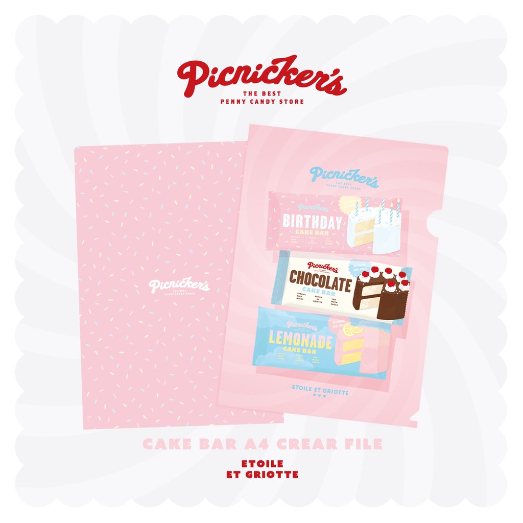 CAKE BARS A4クリアファイル