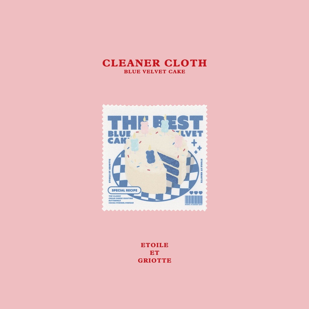 クリーナークロス(S) BLUE VELVET CAKE