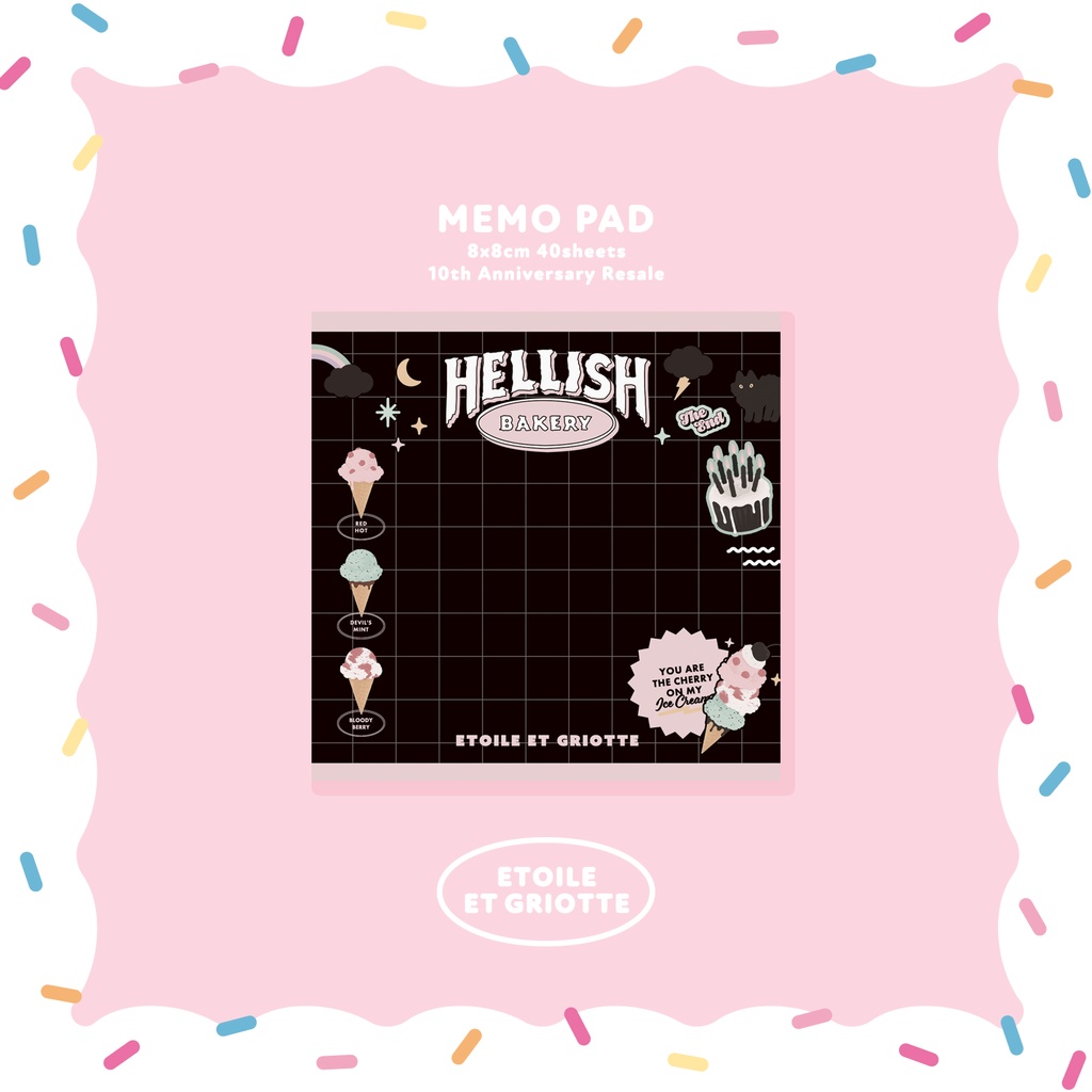 再販メモパッドHellish Bakery