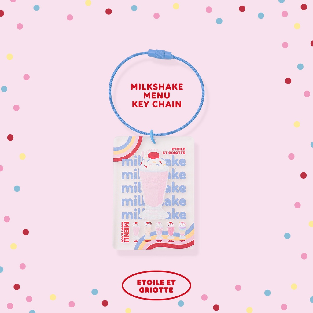 アクキーmilkshake menu
