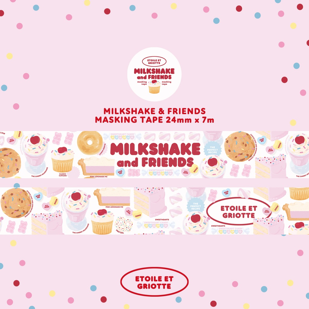 マスキングテープMILKSHAKE&FRIENDS
