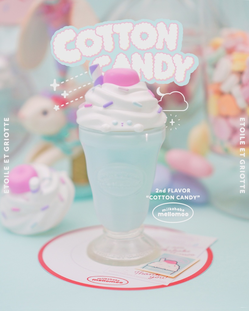ソフビMILKHAKE MELLOMOO-Cotton Candy-