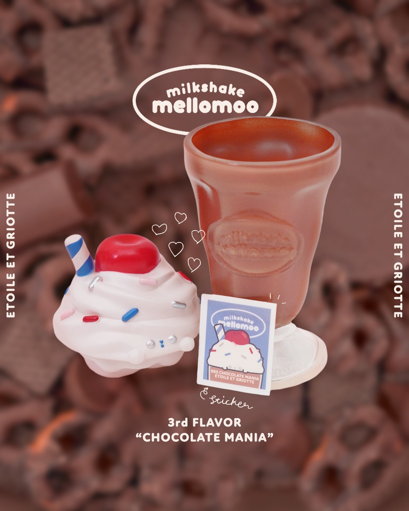 【 B品2500円OFF】ソフビMILKHAKE MELLOMOO-Chocolate Mania-
