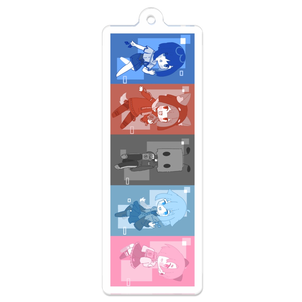 全員アクキー(裏面コーティングなし)