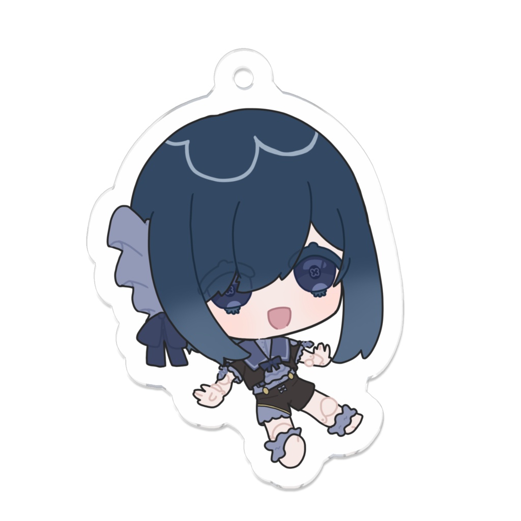 ららはす 2周年アクキー(裏面コーティングなし)