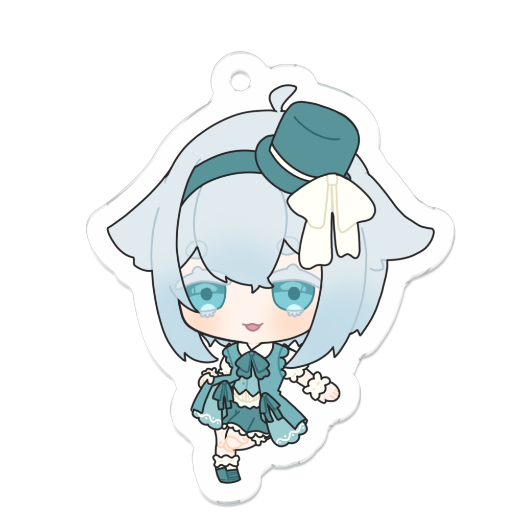 ららはす 2周年アクキー(裏面コーティングなし)