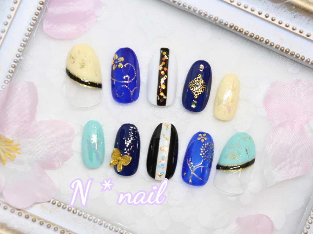 【ネイルチップ】刀剣乱舞/髭切&膝丸/双騎/イメージネイル