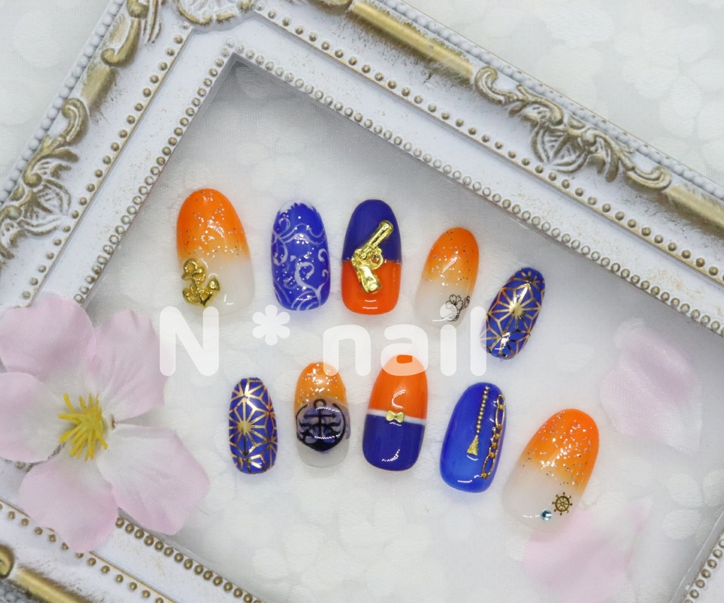 【ネイルチップ】刀剣乱舞/初期刀五振/イメージネイル