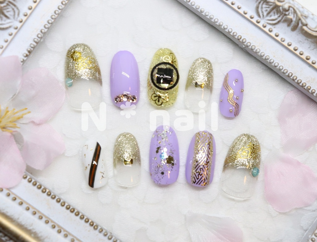 【ネイルチップ】刀剣乱舞/初期刀五振/イメージネイル