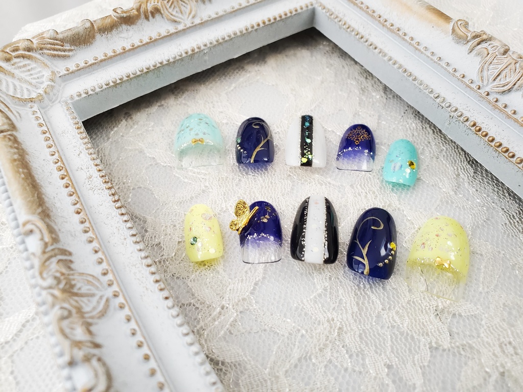 【限定商品】ネイルチップ/髭切&膝丸/双騎