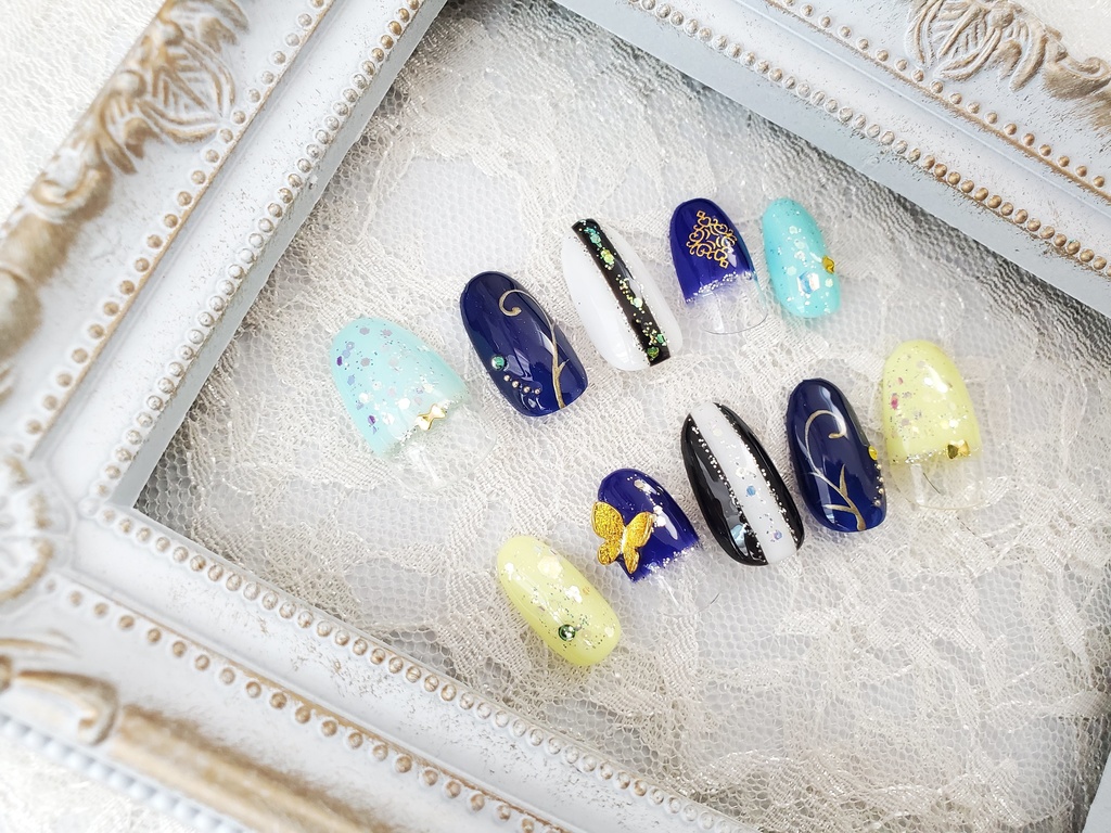 【限定商品】ネイルチップ/髭切&膝丸/双騎