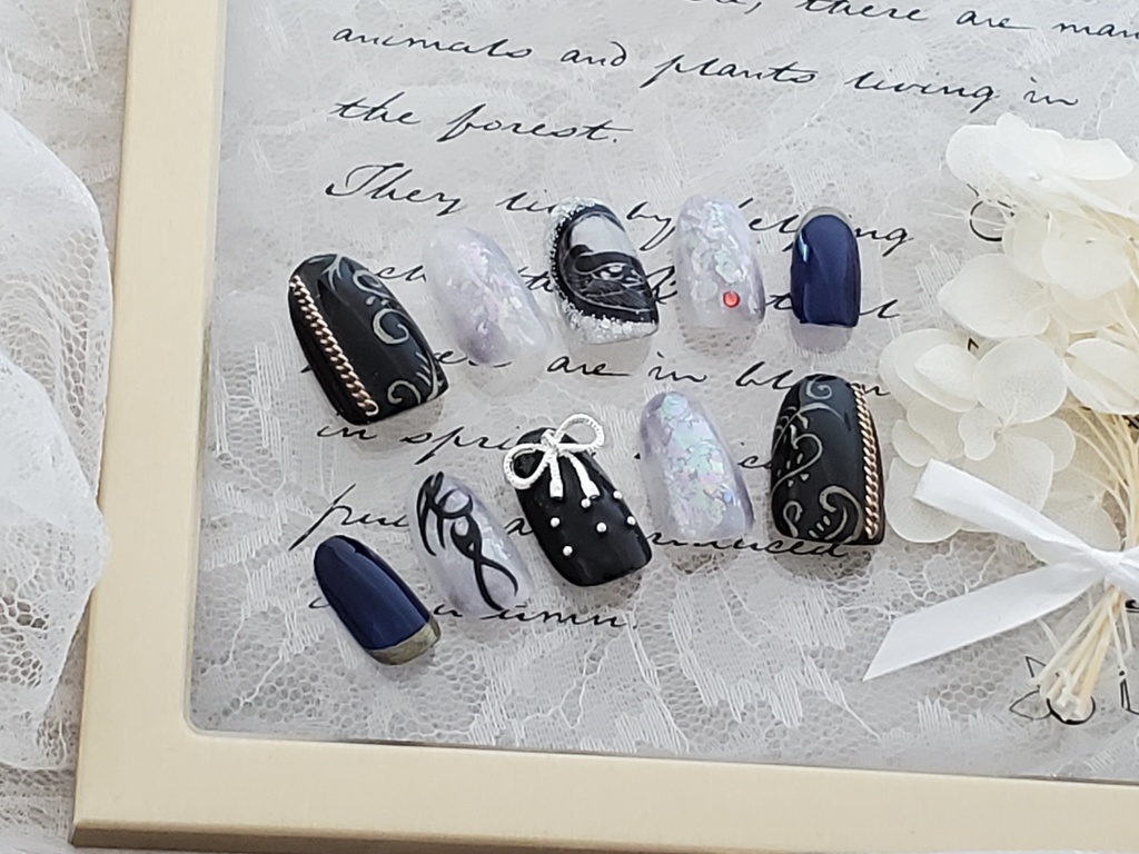 【ネイルチップ】刀剣乱舞/山鳥毛/イメージネイル