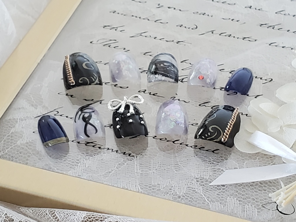 【ネイルチップ】刀剣乱舞/山鳥毛/イメージネイル