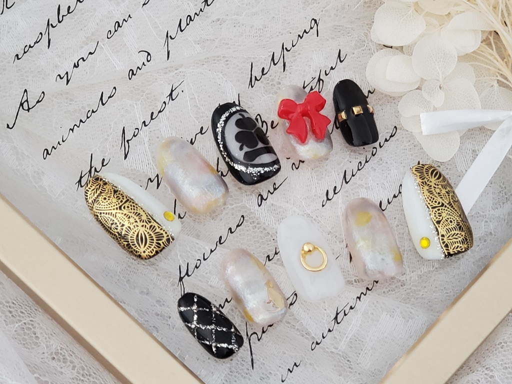 【ネイルチップ】刀剣乱舞/南泉一文字/イメージネイル