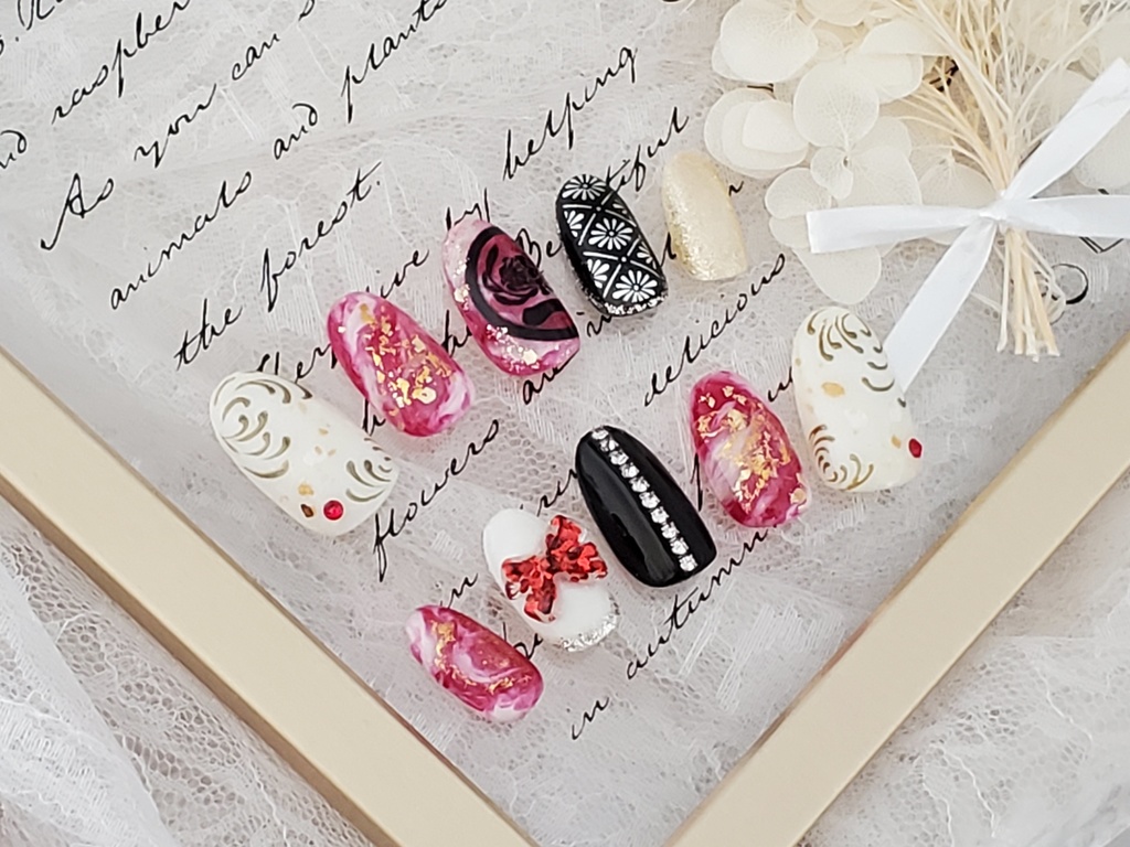 【ネイルチップ】刀剣乱舞/一文字則宗/イメージネイル