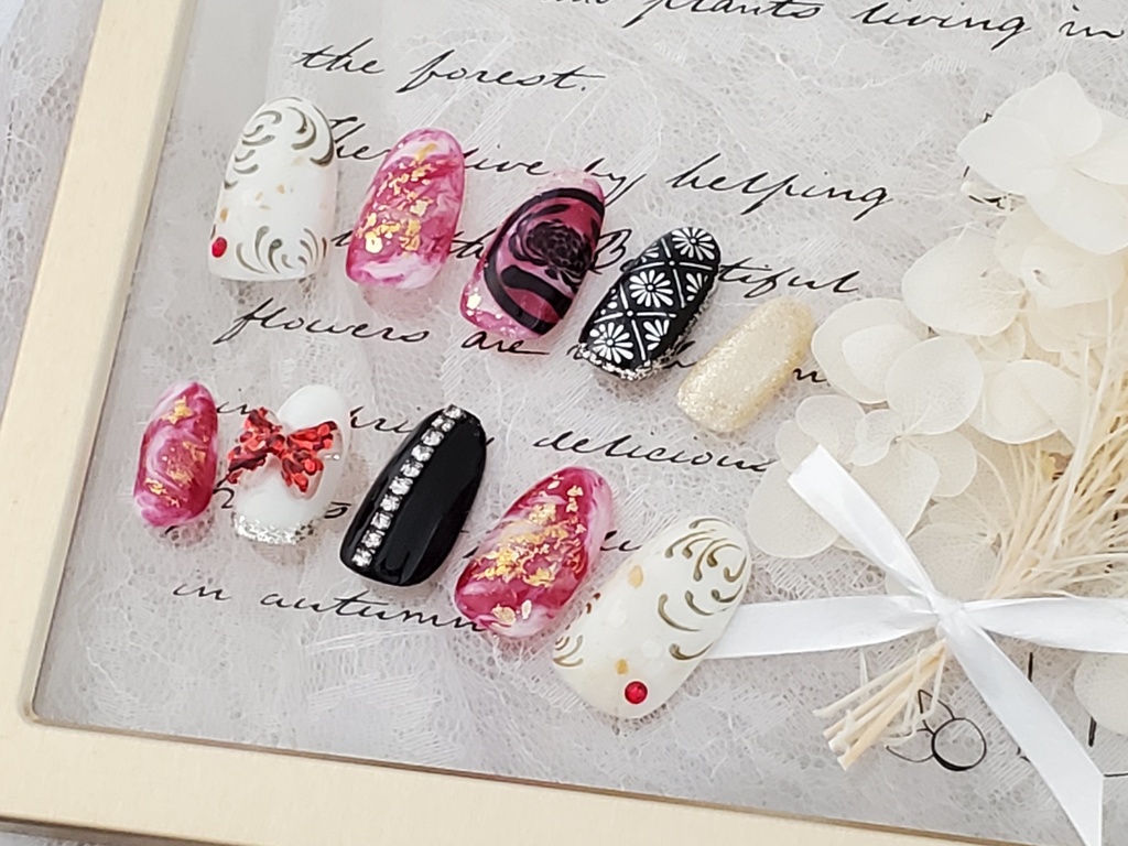 【ネイルチップ】刀剣乱舞/一文字則宗/イメージネイル