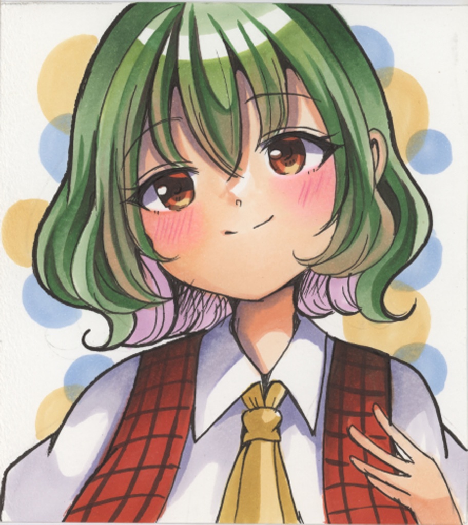 紅楼夢:寸末庵サイズ色紙(東方Project)