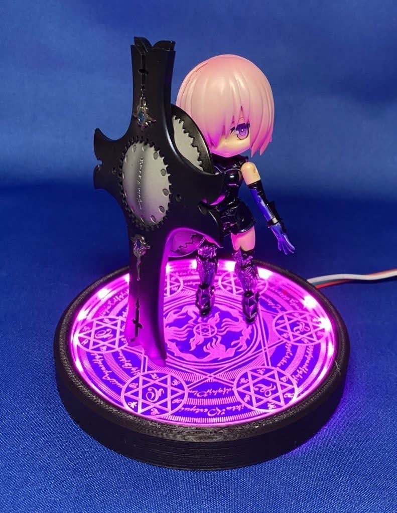 数量限定販売 電光魔法陣台座mark2 無塗装 さとる 電飾台座職人 Booth