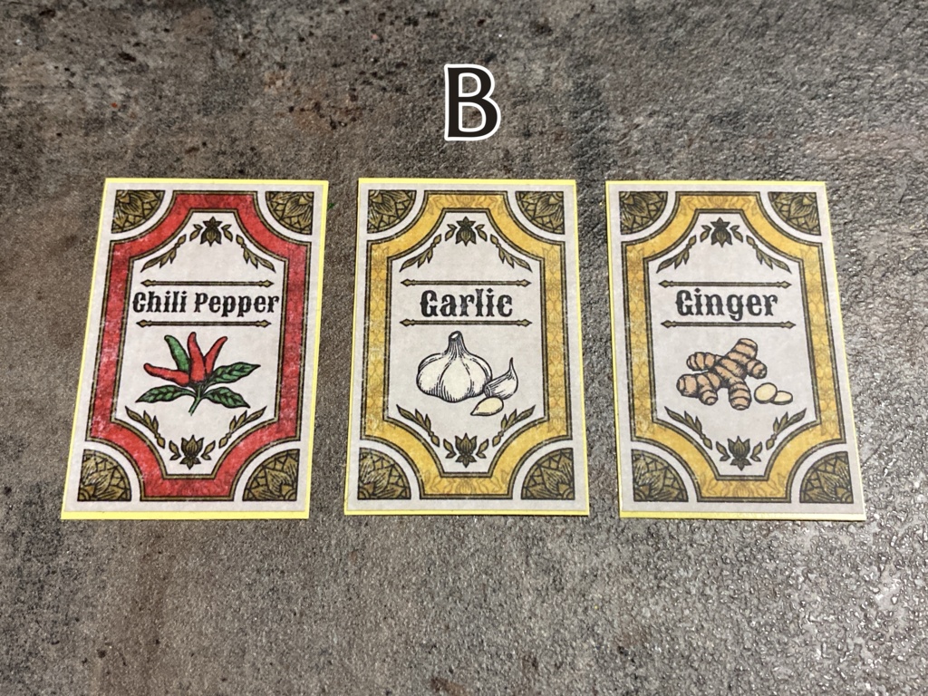 スパイス ラベル シール(3枚セット)