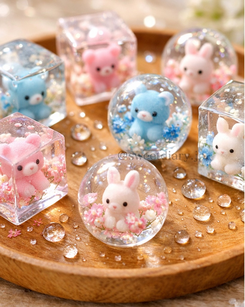 【全8枚セット】透明キューブコレクション - 待受画像