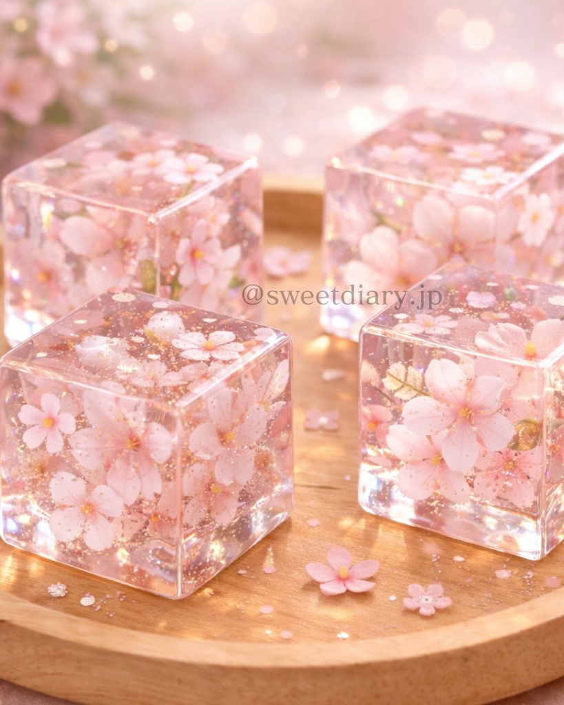 【全8枚セット】透明キューブコレクション - 待受画像