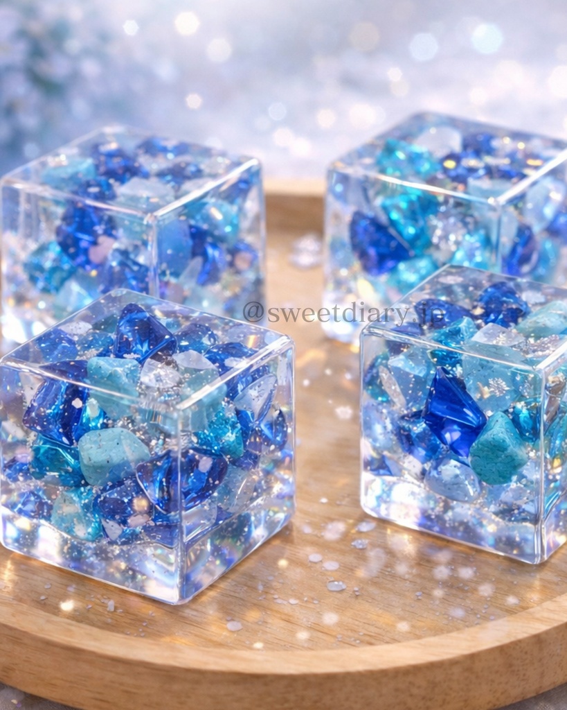 【全8枚セット】透明キューブコレクション - 待受画像