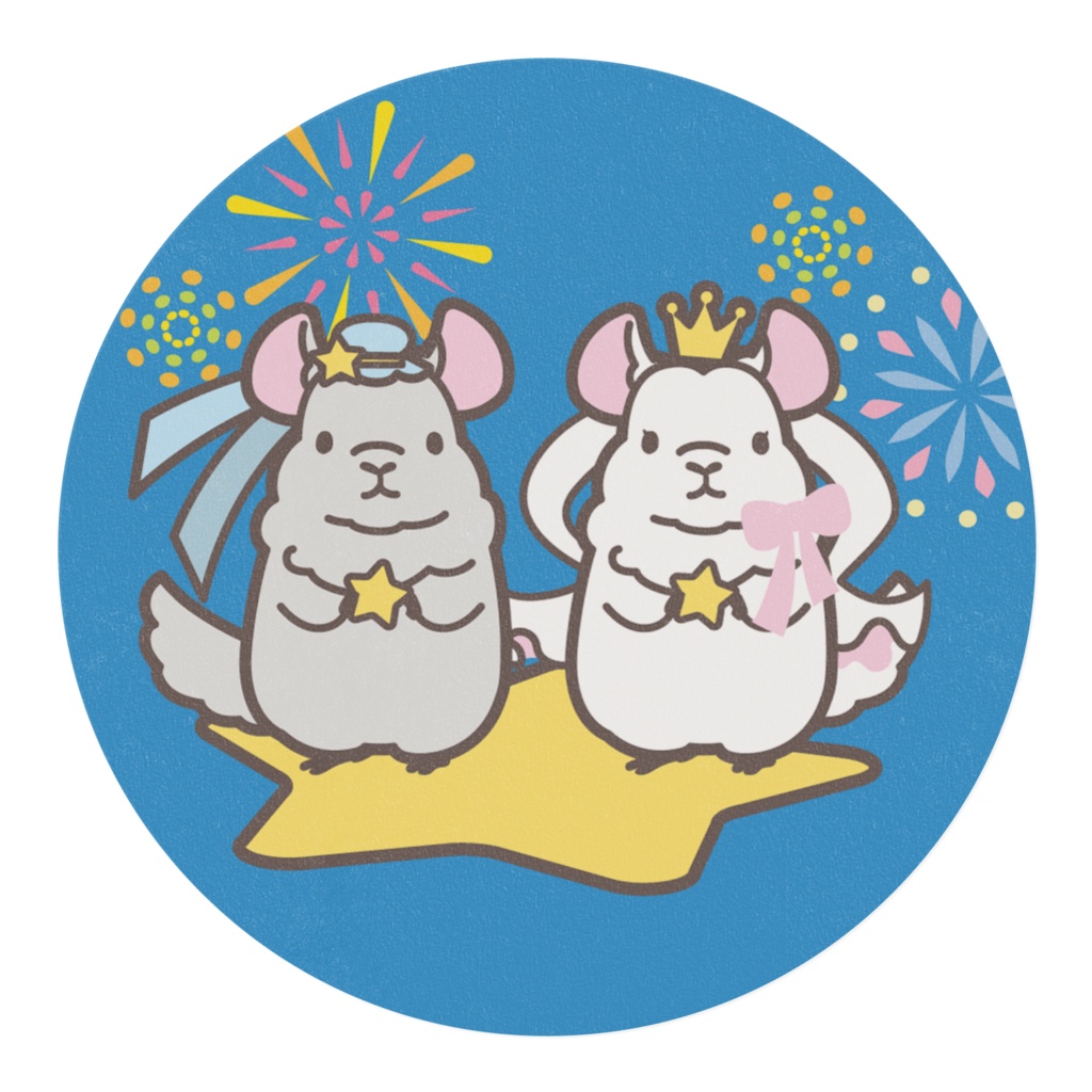 チンチラさんの七夕テープ