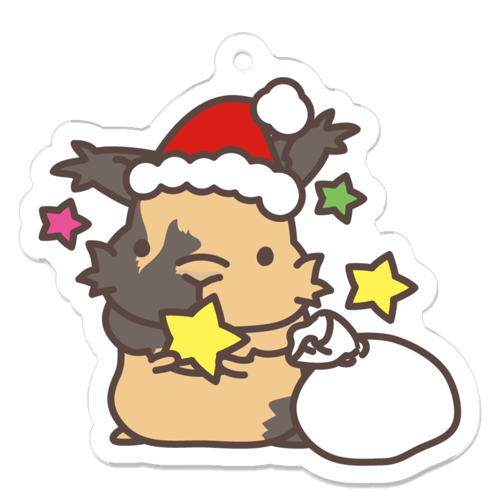 ★うさぎさんのクリスマスキーホルダー★